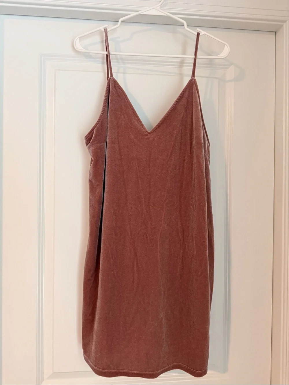 Audrey 3+1 Velvet blush velvet dress